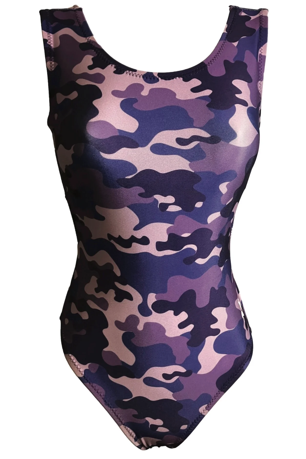 Purple Camo Leotard for Gymnastics & Dance | Foxy's Leotards - Made in USA