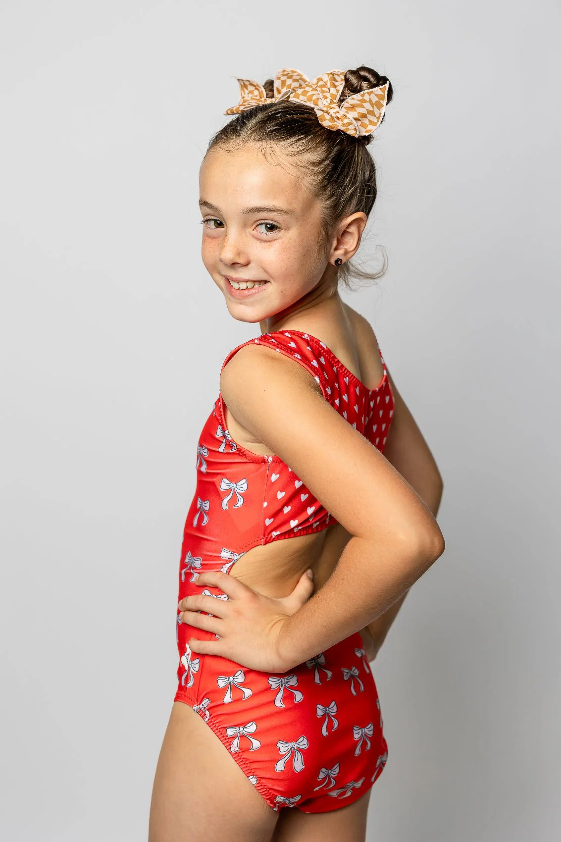 Red Hearts & Bows Vice Versa Foxy's Leotard for Girls Gymnastics- Which Will You Choose - Image 6
