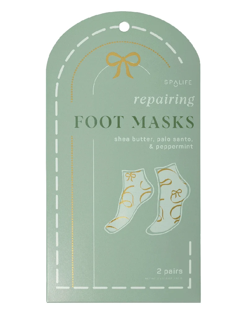 Repairing Foot Mask with Shea Butter Palo Santo & Peppermint