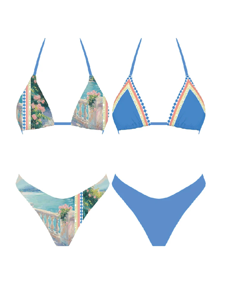 Saint-Tropez Reversible Bikini Set for Women