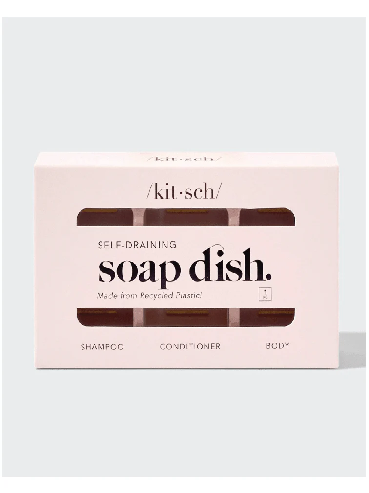 Foxy's Fresh & Fabulous! ✨ Terracotta Self-Draining Soap Dish for Bar Beauty