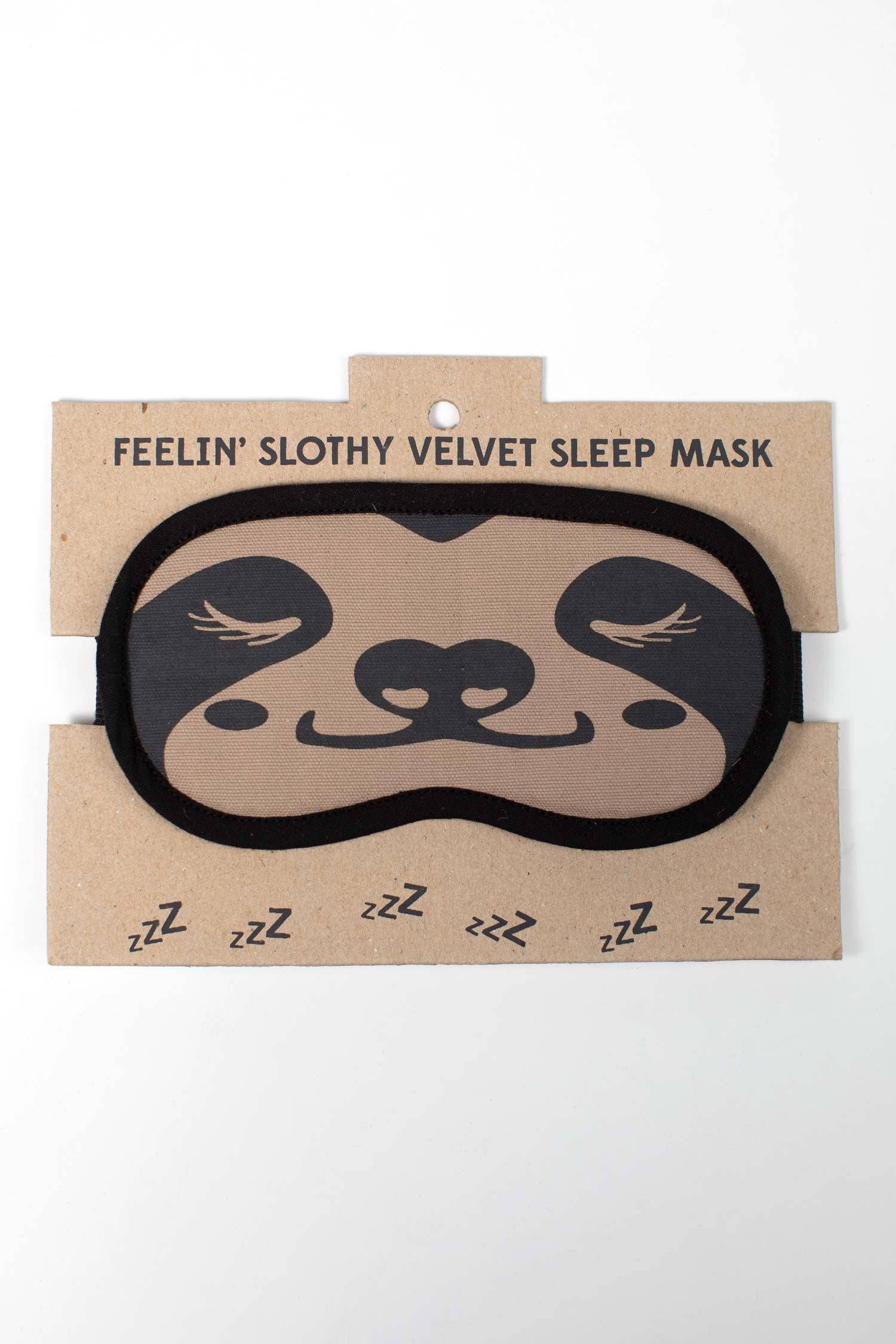 Sloth Velvet Sleep Mask - Image 2