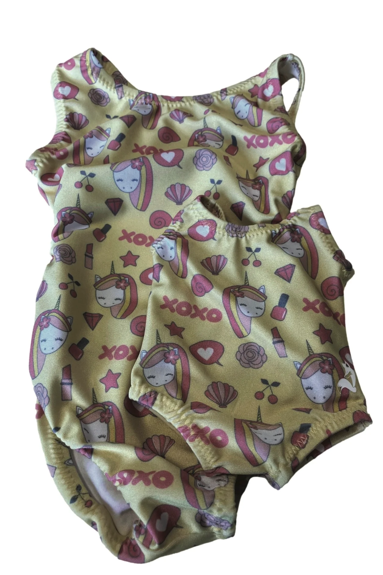 Spa Day Toddler Leotard & Doll Set - Foxy's Gymnastics Leotards