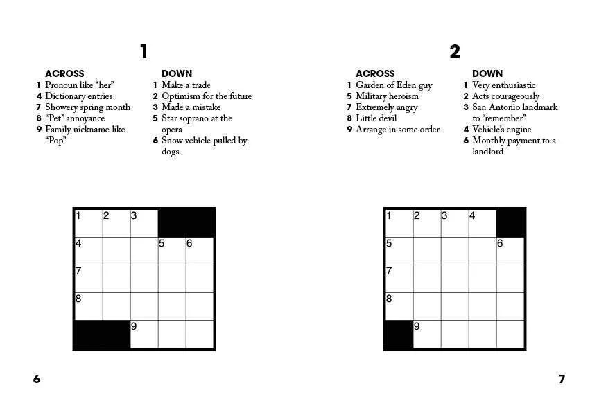 Super Easy Super Tiny Crosswords: So Small! So Simple! - Image 2