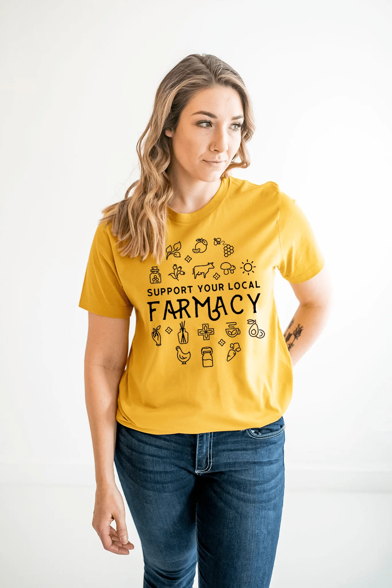 Support Your Local Farmacy Tee - Soft Unisex Shirt | Nature Supply Co.