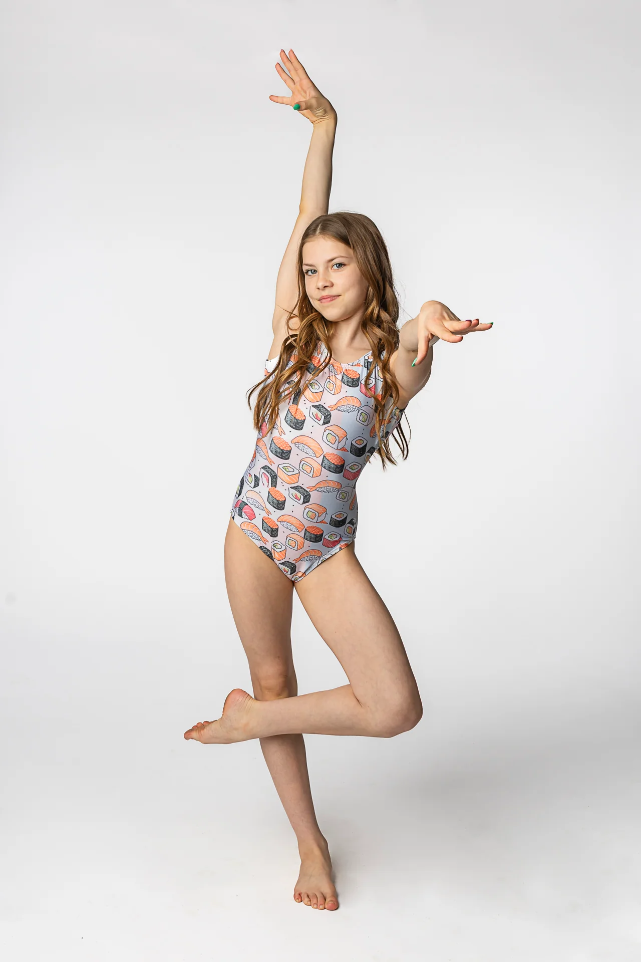 Sensational Sushi Gymnastics Leotard for Girls - Image 2