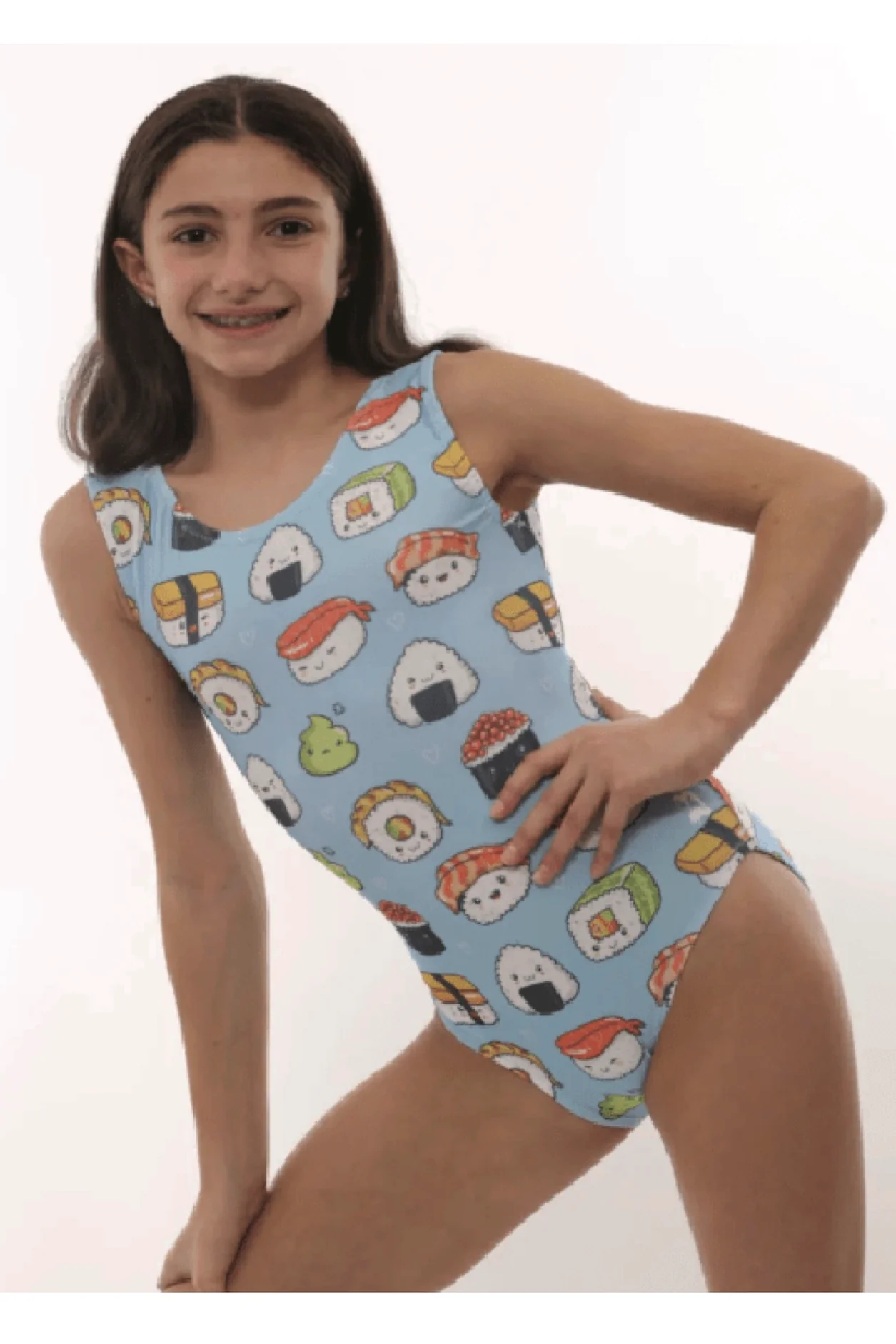 Sushi Time Gymnastics Leotard - Fun & Comfy Foxy's Leo