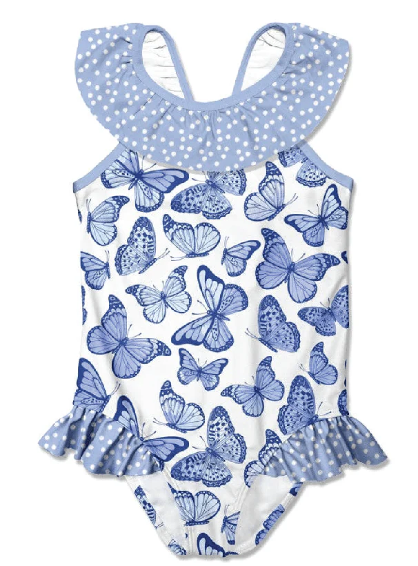 Toddler Girls Butterfly Swimsuit - Size 4T - Foxy's Leotards