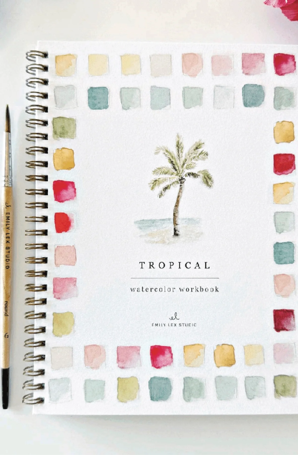 Tropical watercolor workbook