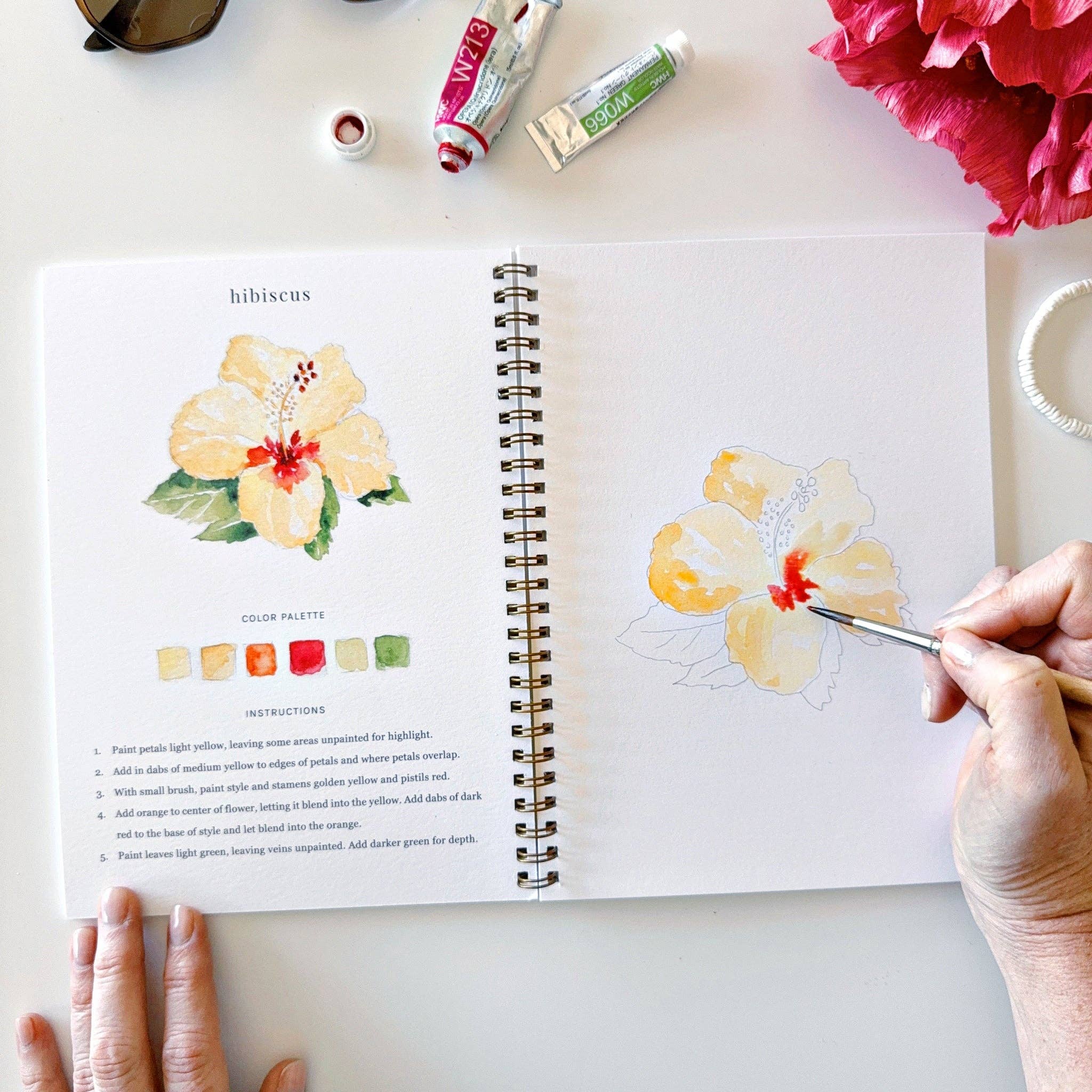 Tropical watercolor workbook - Image 3