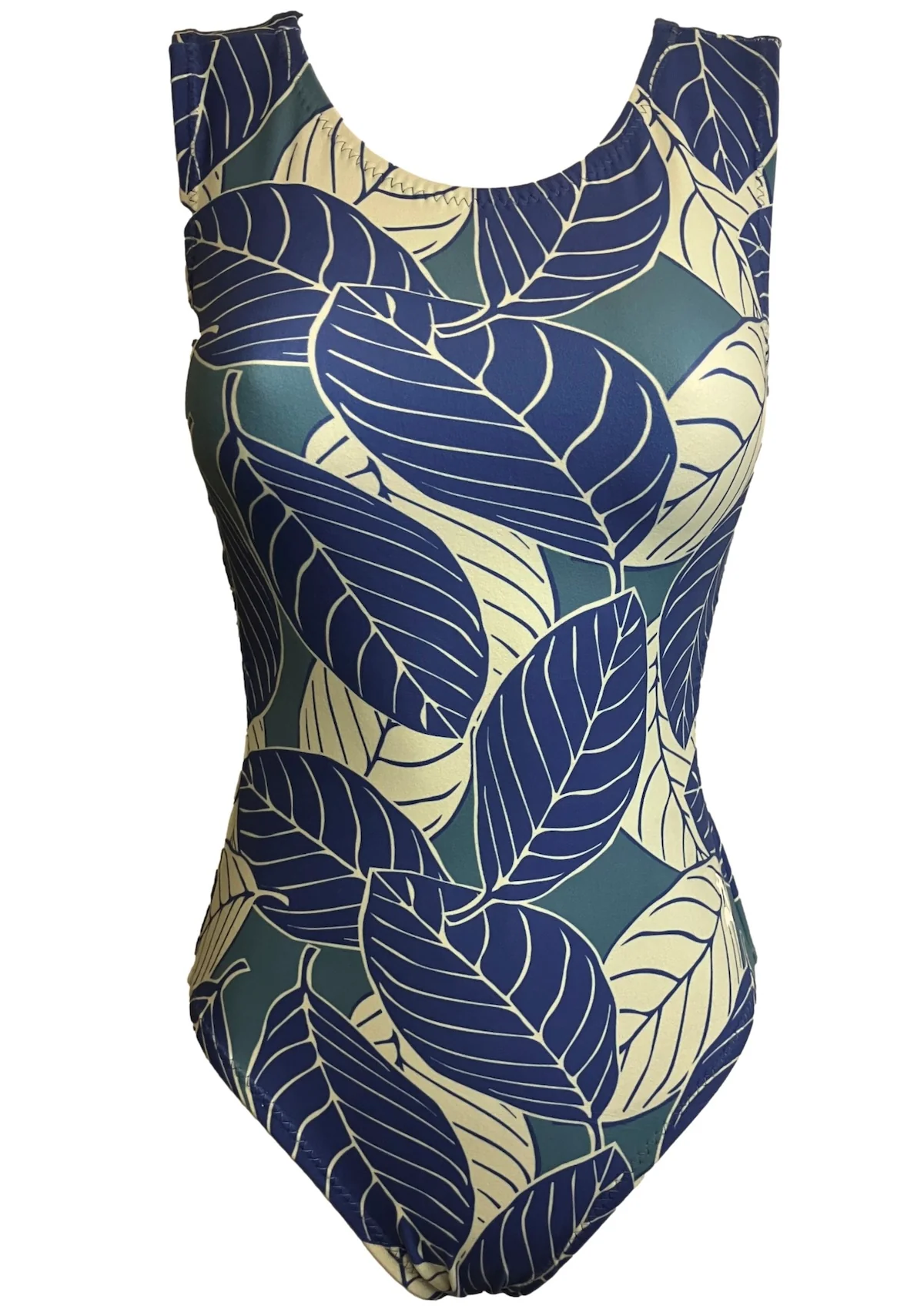 Ultra Soft Blue Fern Leotard by Foxy's - Image 4