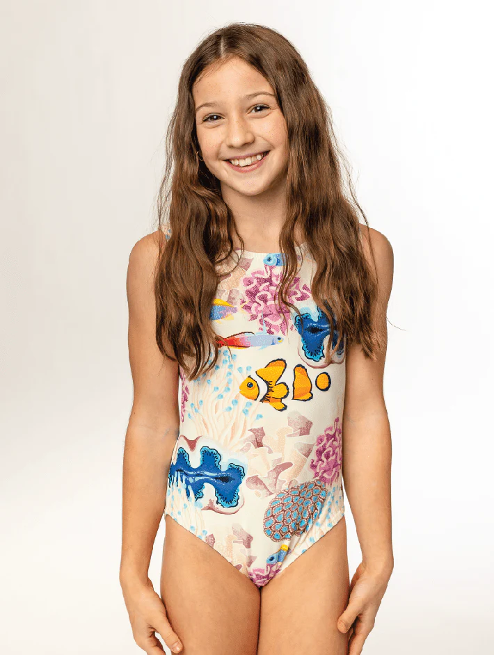 Ultra Soft Coral Reef Ocean Gymnastics Leotard - Image 2